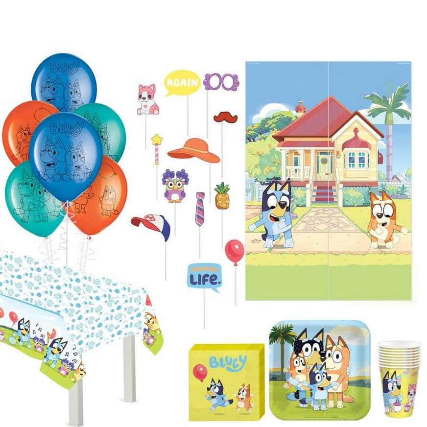 Bluey Tableware Kit for 8 Guests